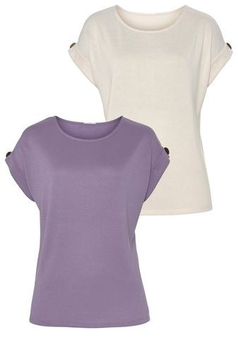 Mix sets women's T-shirts by Lascana, Bench, Vivance. Mix sets women's T-shirts by Lascana, Bench, Vivance.